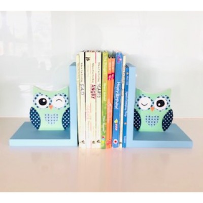 Bookends Blue Owl